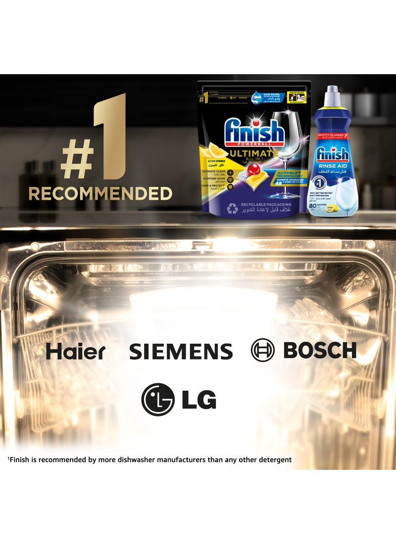 Finish Powerball Ultimate Dishwasher Detergent 192 Tablets - Image 2