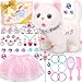 Tagitary Plush Toys Walking Cat Repeats What You SayStuffed Interactive Cat Talking Singing Toys with Princess Dress Up Accessories Jewelry ToysChristmas Birthday Gift Party Favors for Kids - Image 2