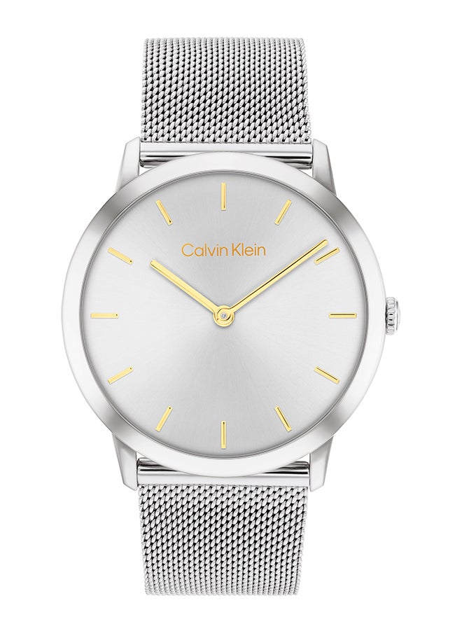 CALVIN KLEIN - Unisex Analog Round Shape Stainless Steel Wrist Watch 25300001 - 37.5 Mm - Image 1