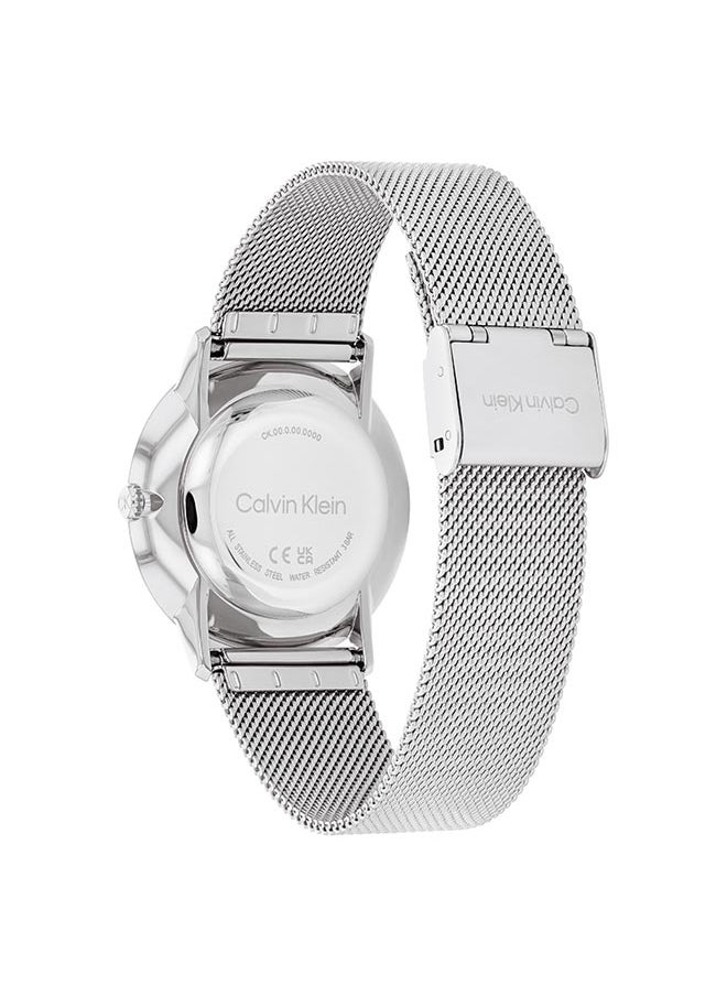 CALVIN KLEIN - Unisex Analog Round Shape Stainless Steel Wrist Watch 25300001 - 37.5 Mm - Image 1