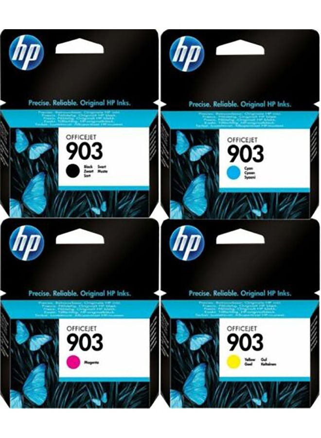 HP 4-Piece 903 Replacement Ink Cartridge Set Multicolour - Image 3