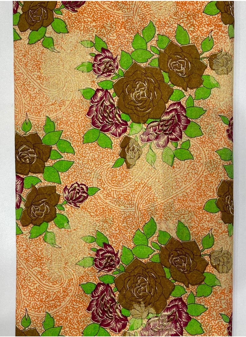 Banarasi Saree Silk Fabric Printed Flower Design Light Peach Color - pzsku/ZD259643702A7EB3BACA0Z/45/_/1727359012/138bd8a7-0bfd-46df-9415-3fa7e2340868