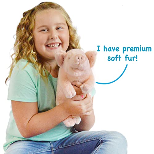 TigerHart Perla The Pig - 10 Inch Stuffed Animal Plush Piglet - Image 2