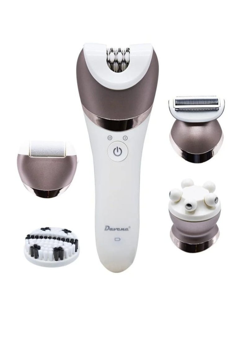 Davena Davina 5 in 1 Women's Shaver With Grooming Kit DV199 - White - Image 2