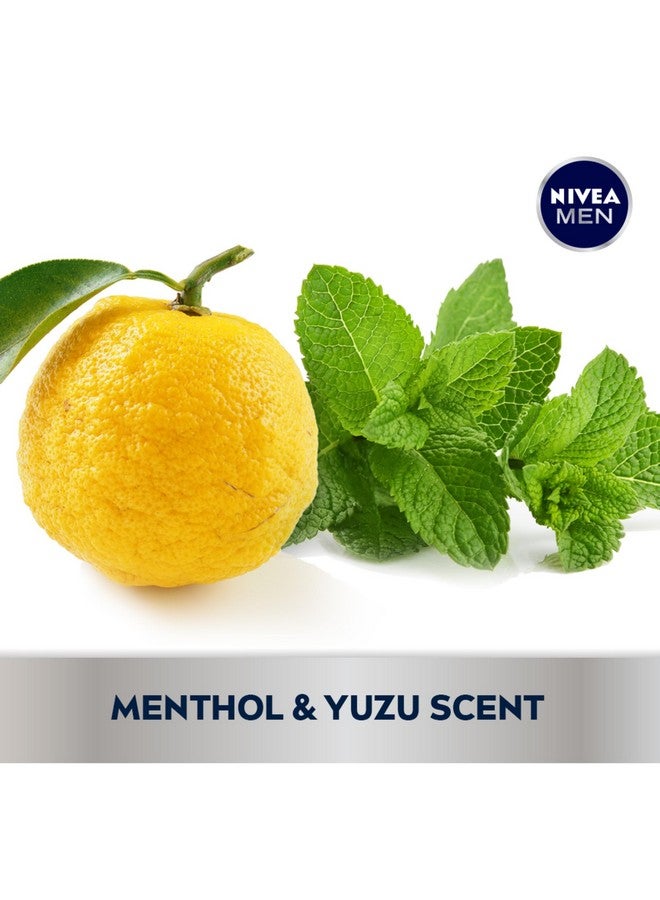 نيفيا مين غسول الجسم المنعش من نيفيا للرجال مع المنثول المثلج، غسول للجسم معطر للرجال، خالٍ من البارابين والفثالات والجسيمات البلاستيكية الدقيقة، عبوة من 3 زجاجات سعة 16.9 أونصة سائلة - Image 4