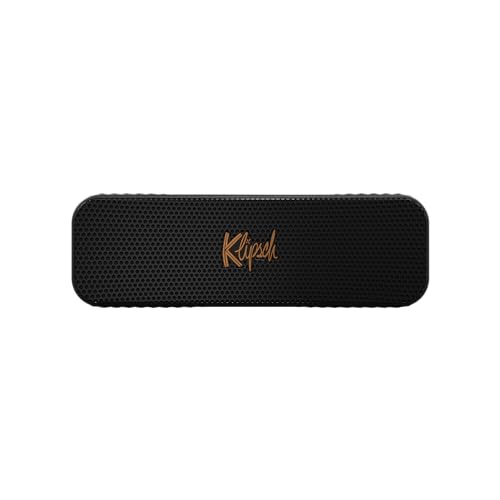 Klipsch The Detroit Portable Bluetooth Speaker with Dual 1" tweeters and 3" woofers, IP67 dust and Waterproof Rating, 20 Hours of Playtime for a Premium Live Concert Experience - Image 3
