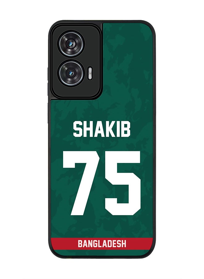 Stylizedd For Motorola Edge 50 Fusion 5G Case,Slim fit Camera Protection, Shockproof Thin Phone cover  - Bangladesh Shakib Al Hasan, Jersey No 75 - Image 1