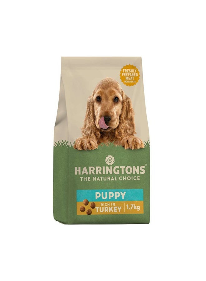 Harringtons Complete Turkey & Rice Dry Puppy Food - 1.7kg - Image 1