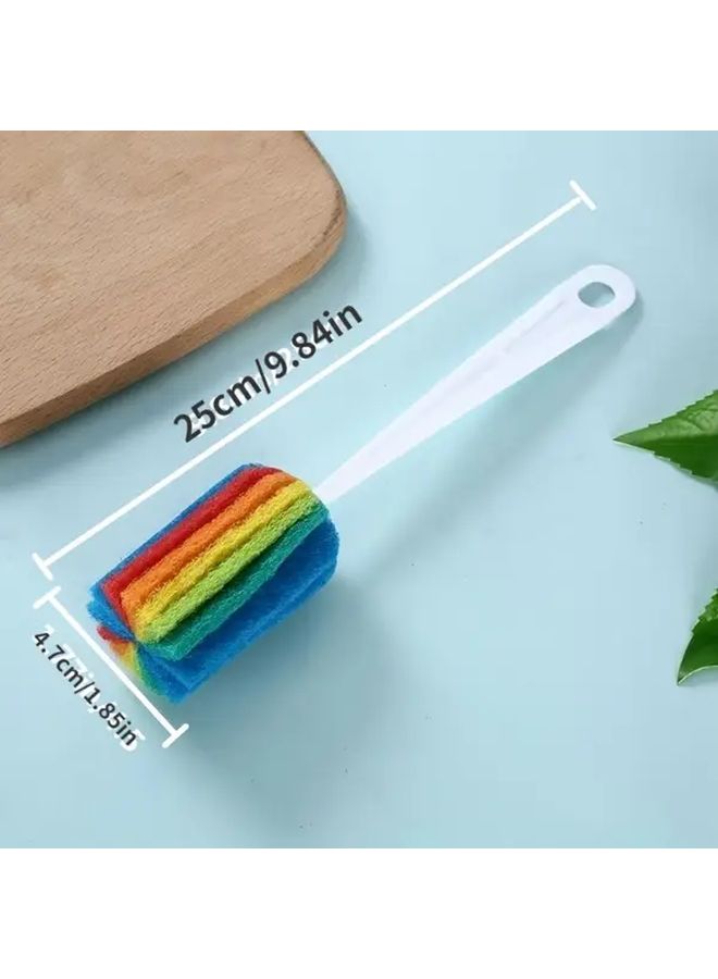 فرشاة كوب معلق ثقيلة بمقبض طويل مع رأس تنظيف 1 قطعة أداة غسل الصحون - Image 3