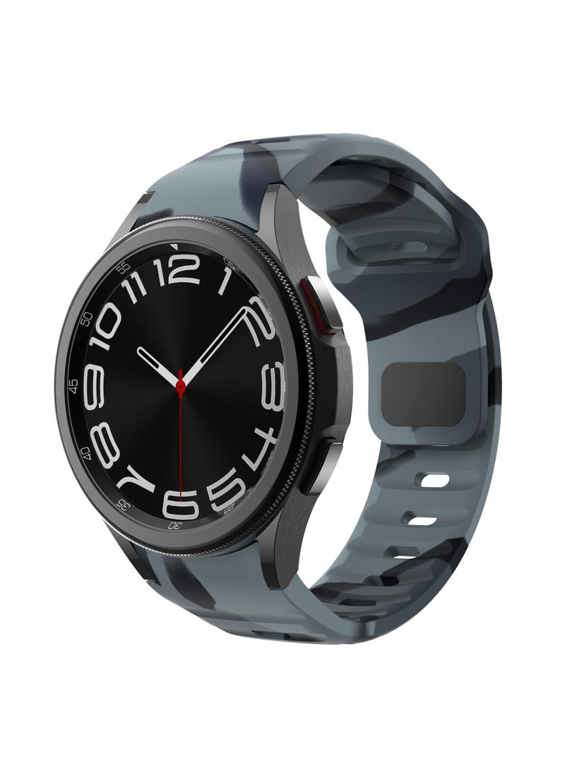 Y&D For Samsung Galaxy Watch6 5 4 Wavy Buckle Silicone Strap - Image 3