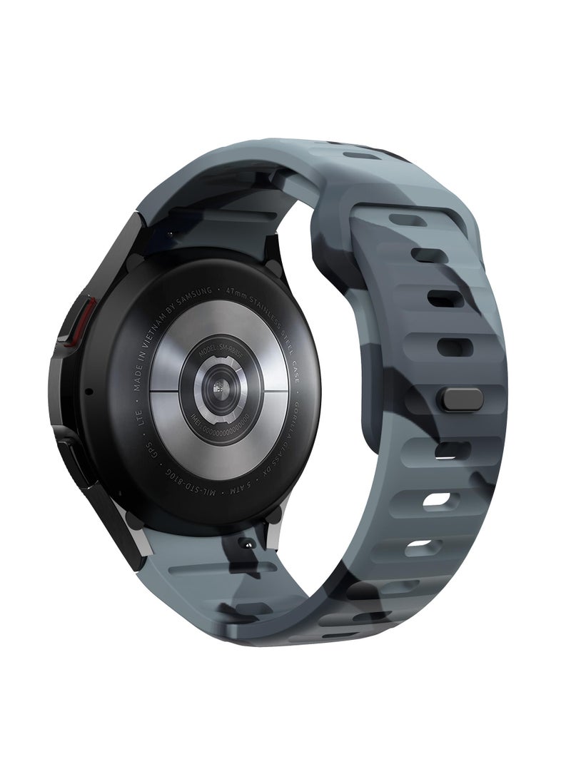 Y&D For Samsung Galaxy Watch6 5 4 Wavy Buckle Silicone Strap - Image 4