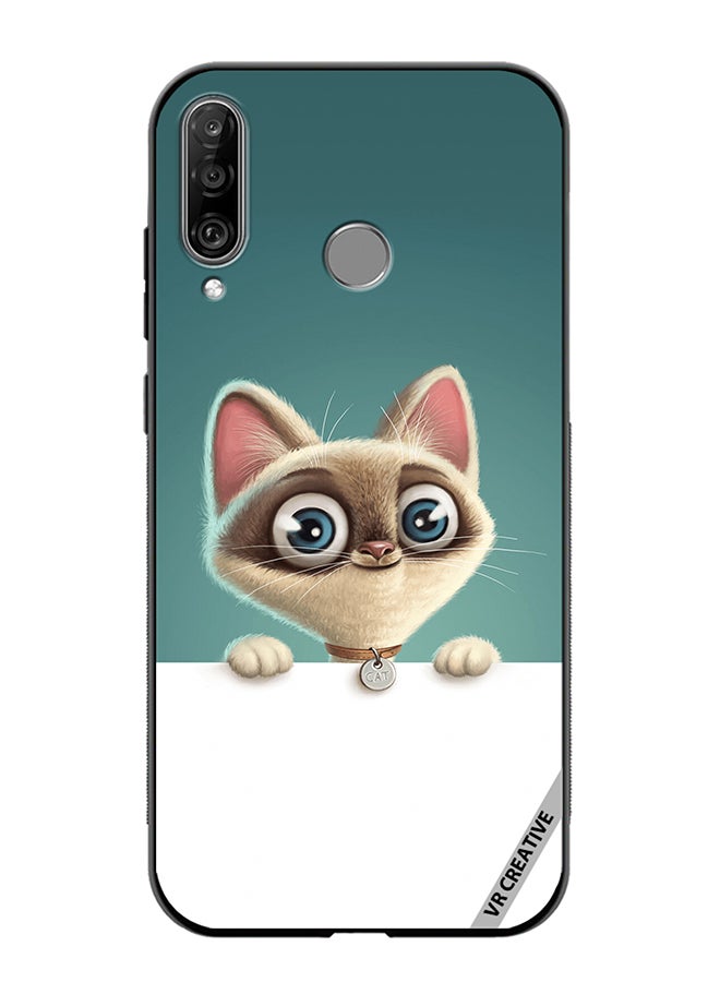 VR CREATIVE Protective Case Cover For Huawei P30 Lite Cute Cat Design Multicolour - Image 1