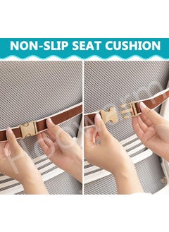 Seafront Seafront Soft Relaxing Seat Cushion for Patio Chair Rocking Chair Car seat for Back Pain Chair Back Support Rocking Chair Cushions Indoor Nursery Balcony Chair Patio Chairs  - Image 3