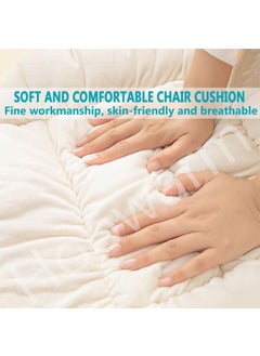 Seafront Seafront Soft Relaxing Seat Cushion for Patio Chair Rocking Chair Car seat for Back Pain Chair Back Support Rocking Chair Cushions Indoor Nursery Balcony Chair Patio Chairs  - Image 4