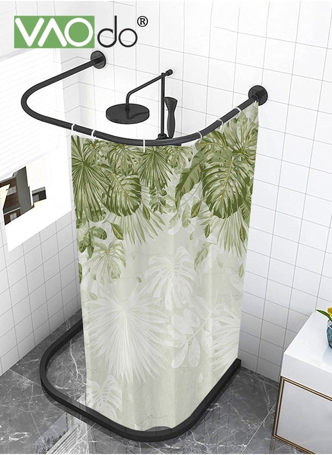 VAOdo Shower Curtain with Rustproof Metal Gromme Waterproof Decorative Shower Liner Heavy Duty Shower Curtain Giveaway Plastic hook 180*200CM  - Image 5
