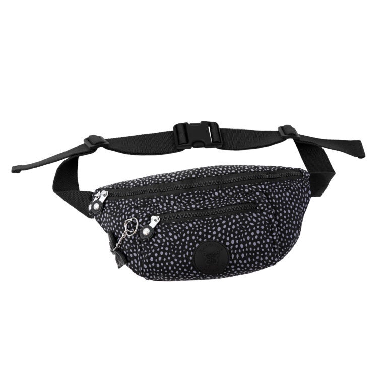 CAPRICE COLLECTION Unisex Bum Bag – Charcoal Grey, Water-Resistant Nylon, 2.1L - Image 1