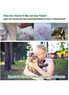 Furtey Cat Flea and Tick Collar 8 Months Effective Protection Adjustable Cat Flea Treatment Collar Waterproof for Cats Puppies  - Image 4