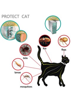 Furtey Cat Flea and Tick Collar 8 Months Effective Protection Adjustable Cat Flea Treatment Collar Waterproof for Cats Puppies  - Image 3