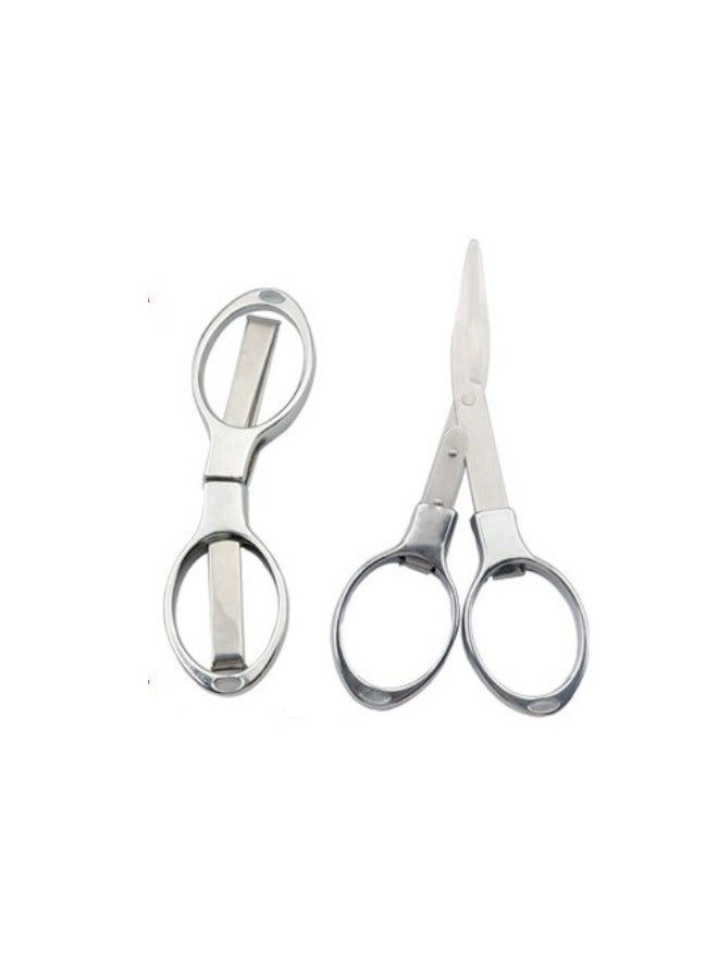 Generic Two Piece Portable Scissors Silver - Image 1
