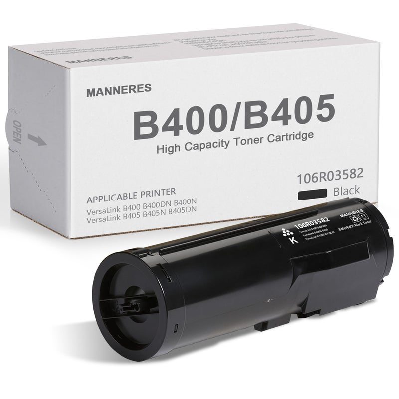 MANNERES VersaLink B400 B405 High Capacity Toner Cartridge 1Pack Black 106R03582 Toner Cartridge Replacement for Xerox VersaLink B400 B400DN B400N B405 B405N B405DN Printer - Image 2