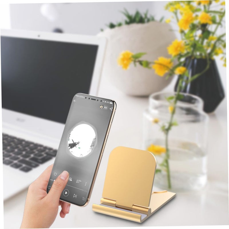Universal Mobile Phone Tablet Holder Desktop Stand 2 Pack Portable Adjustable - Image 5