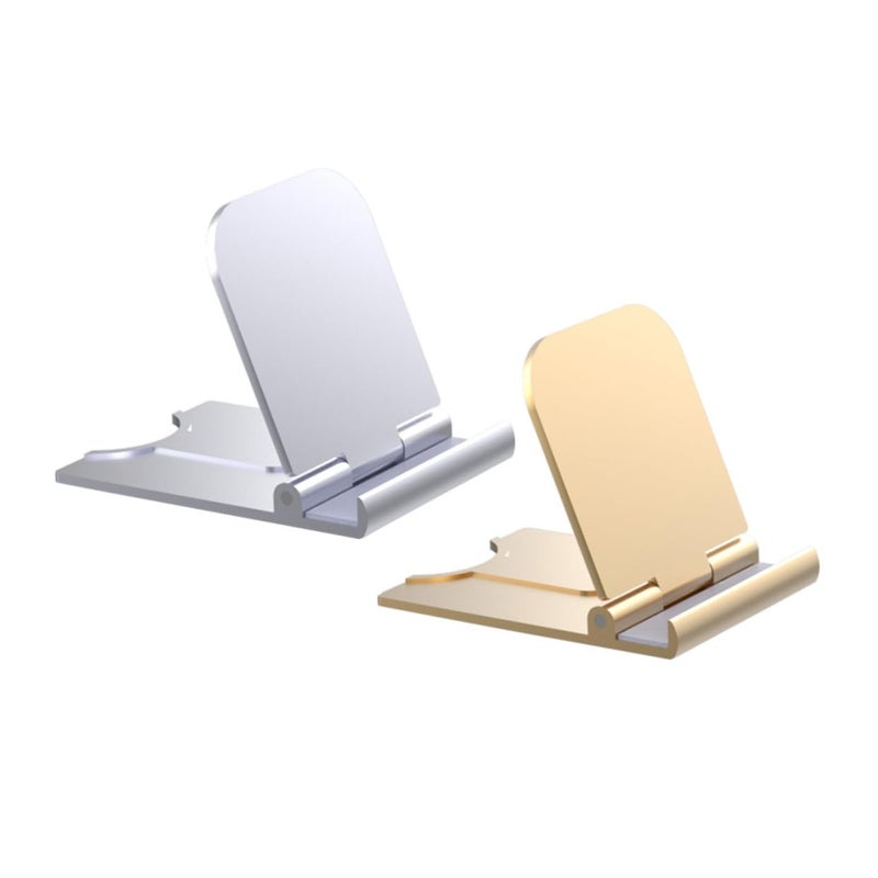Universal Mobile Phone Tablet Holder Desktop Stand 2 Pack Portable Adjustable - Image 4