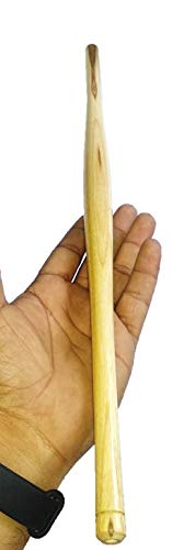 ARMAN SPOONS WOODEN THIN ROLLING PIN TEAK WOOD GUJRATI BELAN GUJRATI SLIM ROLLER CHAPATI MAKER 17 ROYAL SPOONS - Image 4