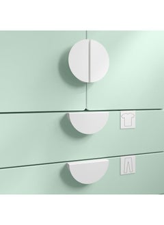 erorex Handle, white/half-round, 130 mm  - Image 2