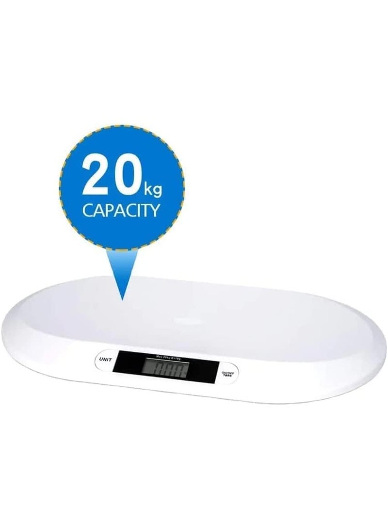 ميزان أطفال رقمي عالي الدقة (حتى 20 كجم) - لمتابعة نمو طفلك بدقة وسهولة - Image 3