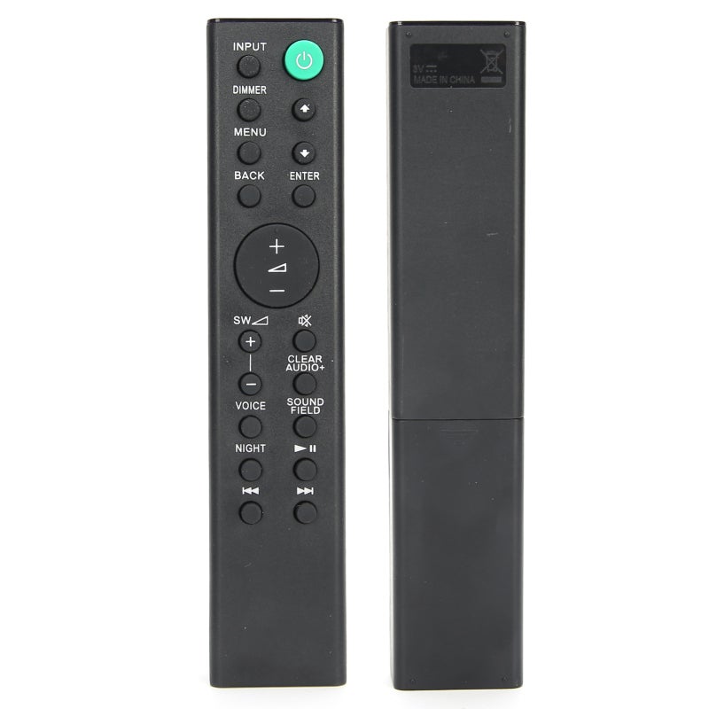 Remote Control Replacement: 2 AAA Battery Powered - High-Quality ABS Wear-Resistant Long-Distance 10m/33ft Remote Control for Sony Soundbar Models HTRT3, HTCT390, SACT390, SAWCT390, RMTAH200U - Image 4