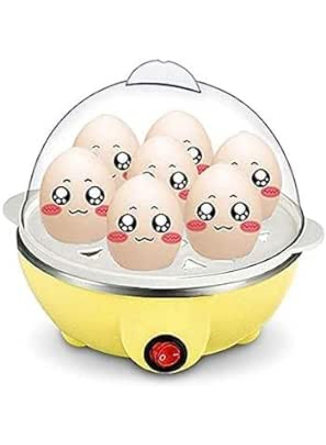 إلترازون Electric Egg Cooker Boiler Maker - 7 Egg Capacity, Soft, Medium or Hard Boil, Noise-Free Technology, Auto Shut Off - White, Includes Egg Slicer - Fast & Easy Cooking, Ideal for Breakfast  - Image 2