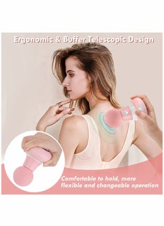 SYOSI Mini Portable Electric Full Body Massager, Handheld Back Massager, USB Rechargeable, 6 Vibration Modes  - Image 2