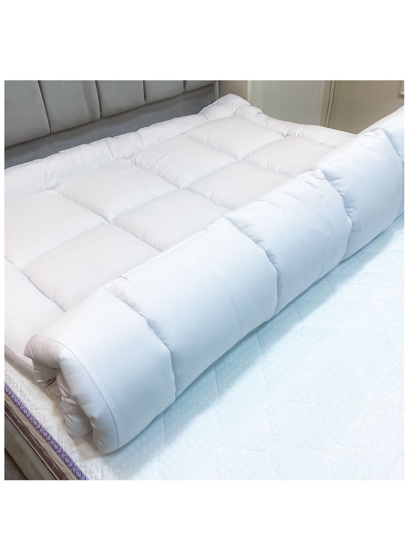 Family Bed Mattress Topper Fiber Size 110 × 190 × 8 cm  - Image 3