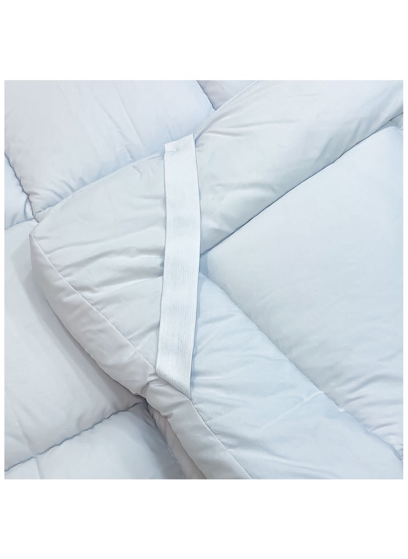 Family Bed Mattress Topper Fiber Size 110 × 190 × 8 cm  - Image 4
