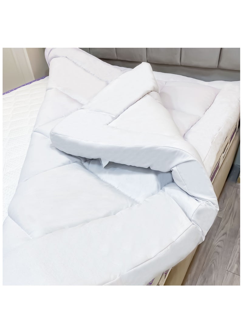 Family Bed Mattress Topper Fiber Size 110 × 190 × 8 cm  - Image 5