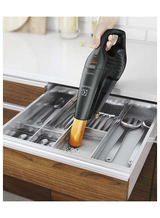 Electrolux Handheld Cordless Vacuum Cleaner With 2 Power Levels And Turbo Power Battery Up To 24min Runtime, Car Vacuum With Easy Reach Nozzle And Soft Steer Wheels Cleans Hard-To-Reach Places 0.5 L 0.01 W ZB6214IGM Iron gray metallic - Image 2
