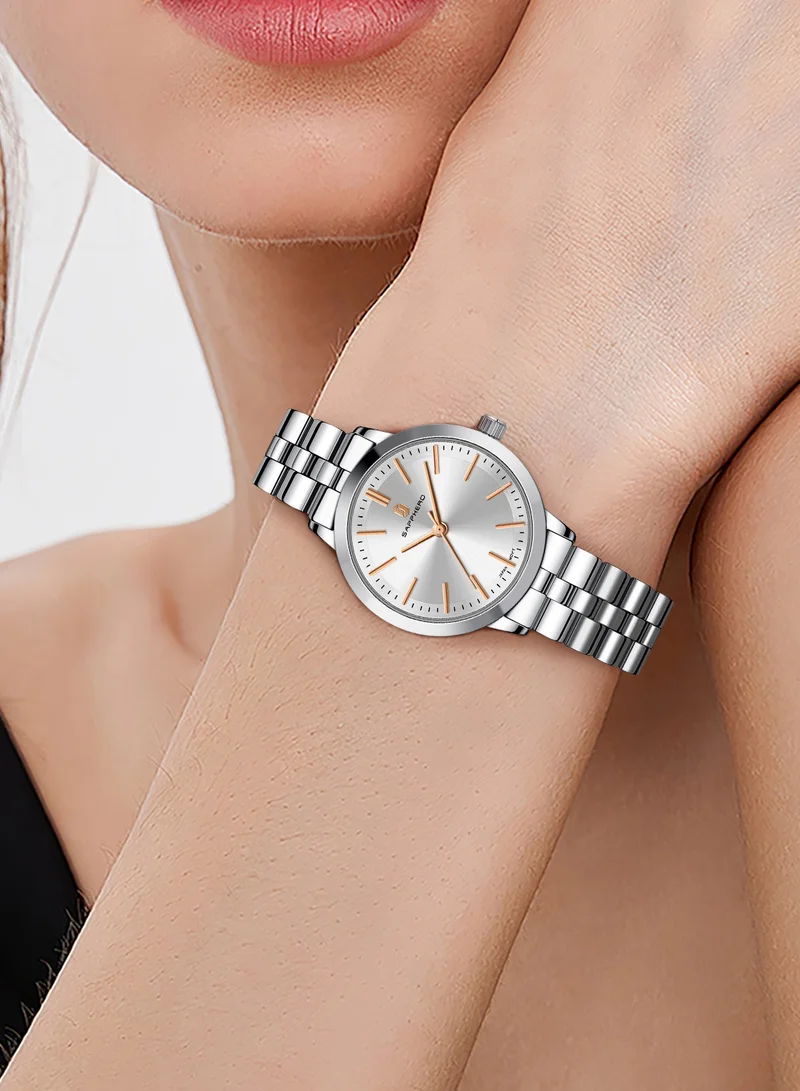 Sapphero SAPPHERO Watches for Women Luxury Ladies Watches Women's Bracelet Watch Small Stainless Steel Analog 3ATM Waterproof Wrist Watch for Women