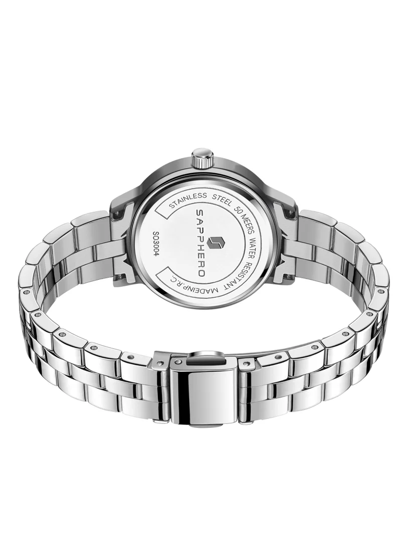 Sapphero  SAPPHERO Wrist Watch for Women Luxury Ladies Watches Women's Bracelet Watch Small Stainless Steel Analog Quartz 5ATM Waterproof Watches Gifts for Women for Women | Best Price UAE