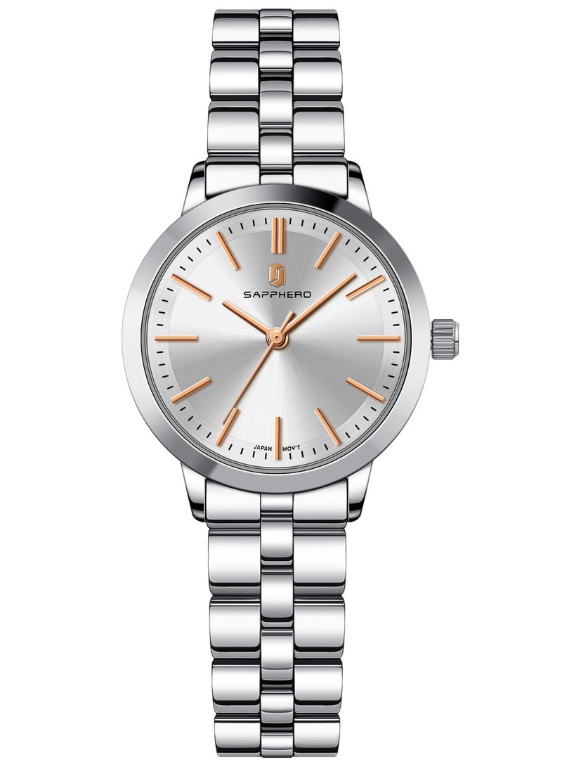 SAPPHERO Wrist Watch for Women Luxury Ladies Watches Women's Bracelet Watch Small Stainless Steel Analog Quartz 5ATM Waterproof Watches Gifts for Women - Image 4