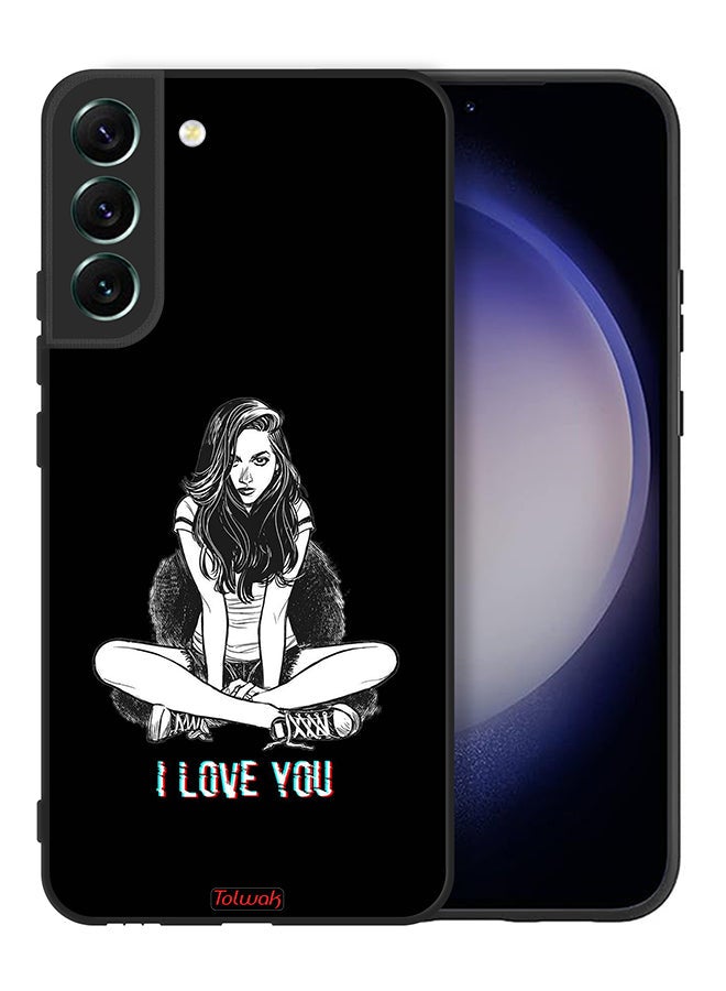 Tolwak Samsung Galaxy S22 Plus 5G Protective Case Cover I Love You Art - Image 2