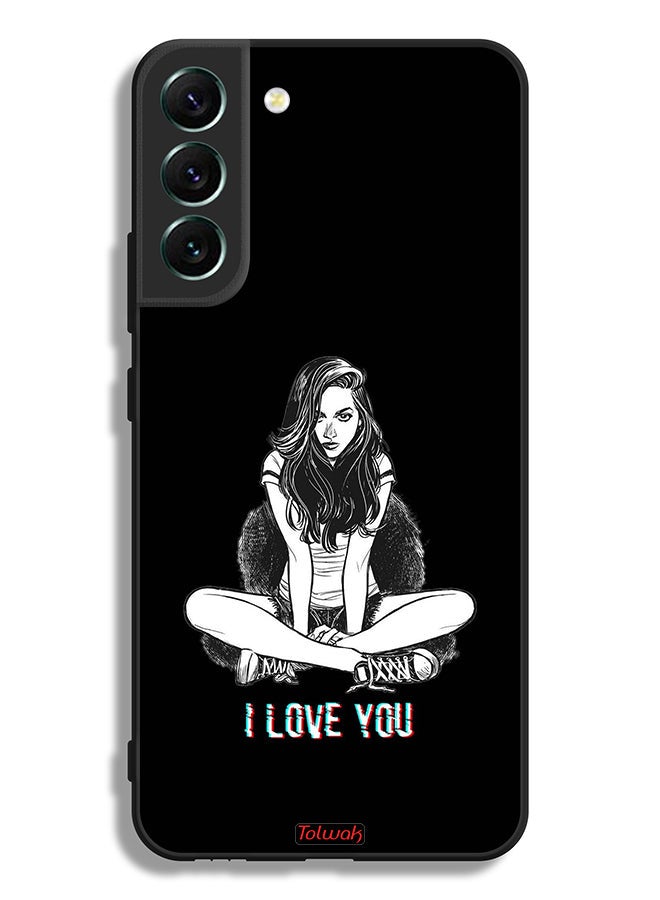 Tolwak Samsung Galaxy S22 Plus 5G Protective Case Cover I Love You Art - Image 3