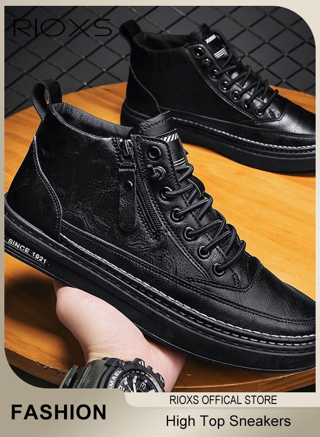 ريوكس الأحذية الترفيهي، والأحذية الرياضية العالية الجودة، والأحذية ذات الأربطة الخفيفة، والأحذية الرياضية الأنيقة التي يرتديها الرجال، والمكاتب، والاجتماعات العائلية، وأحذية المشي اليومية للسفر في العطلات، ومعطف الجينز - Image 1