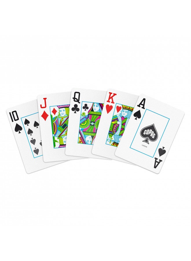 Copag Copag Elite 100% Plastic Playing Cards, Poker Size (Standard) Jumbo Index Single Deck (12 Pack)  - Image 4