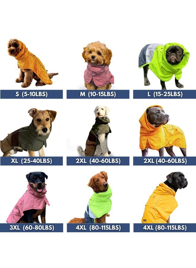 Spark Paws Dog Raincoat, Waterproof Proof Jacket - Image 3