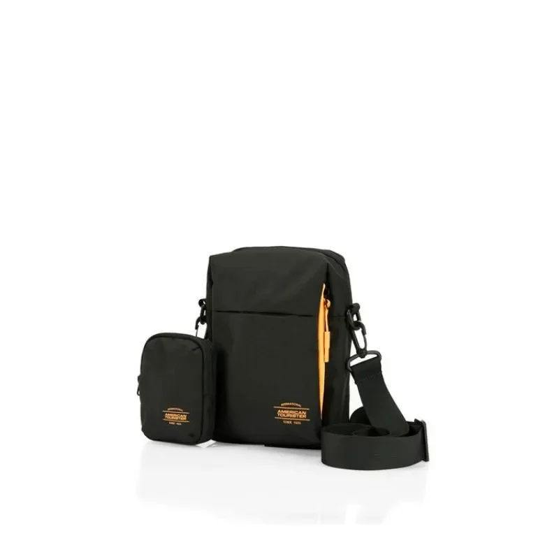AMERICAN TOURISTER Orbit Crossbody Bag As Rigel - Black - 1 Years Global Warranty