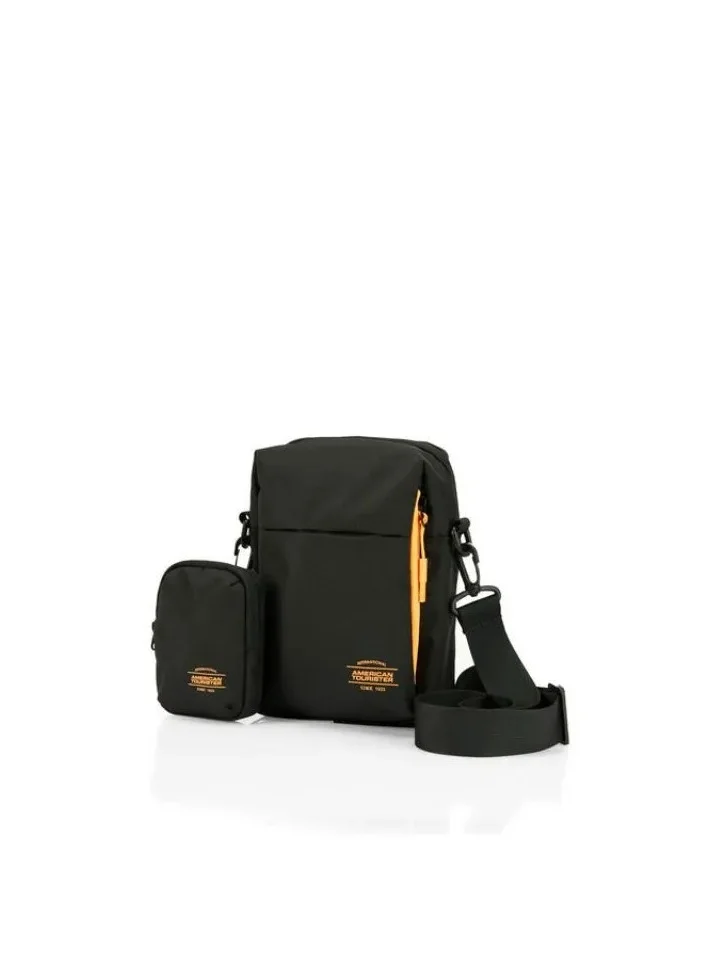AMERICAN TOURISTER Orbit Crossbody Bag As Rigel - Black - 1 Years Global Warranty