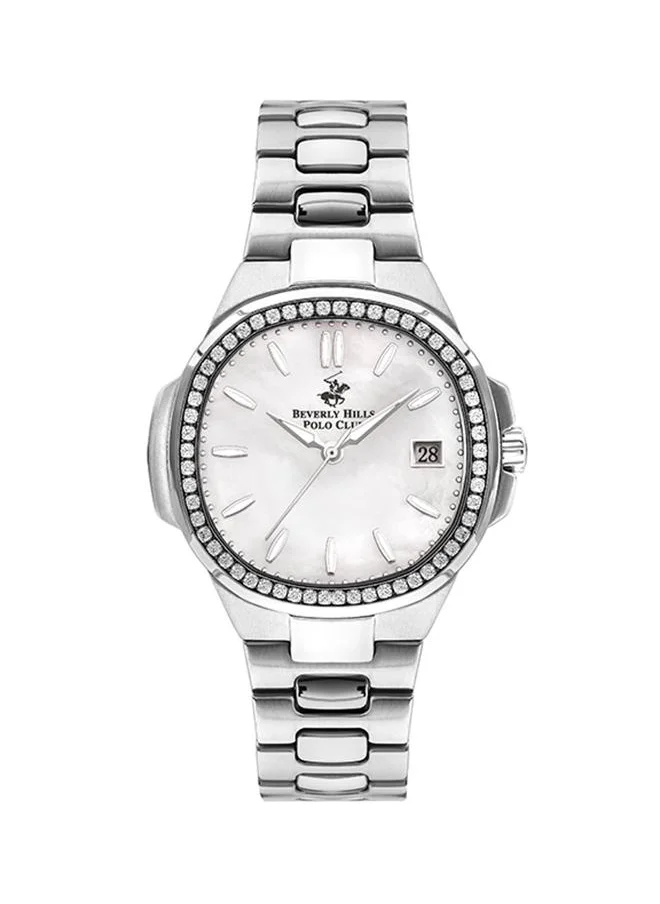 بيفرلي هيلز بولو كلوب Beverly Hills Polo Club BP3320X.320 Women Analog Display Watch & Metal Strap Silver