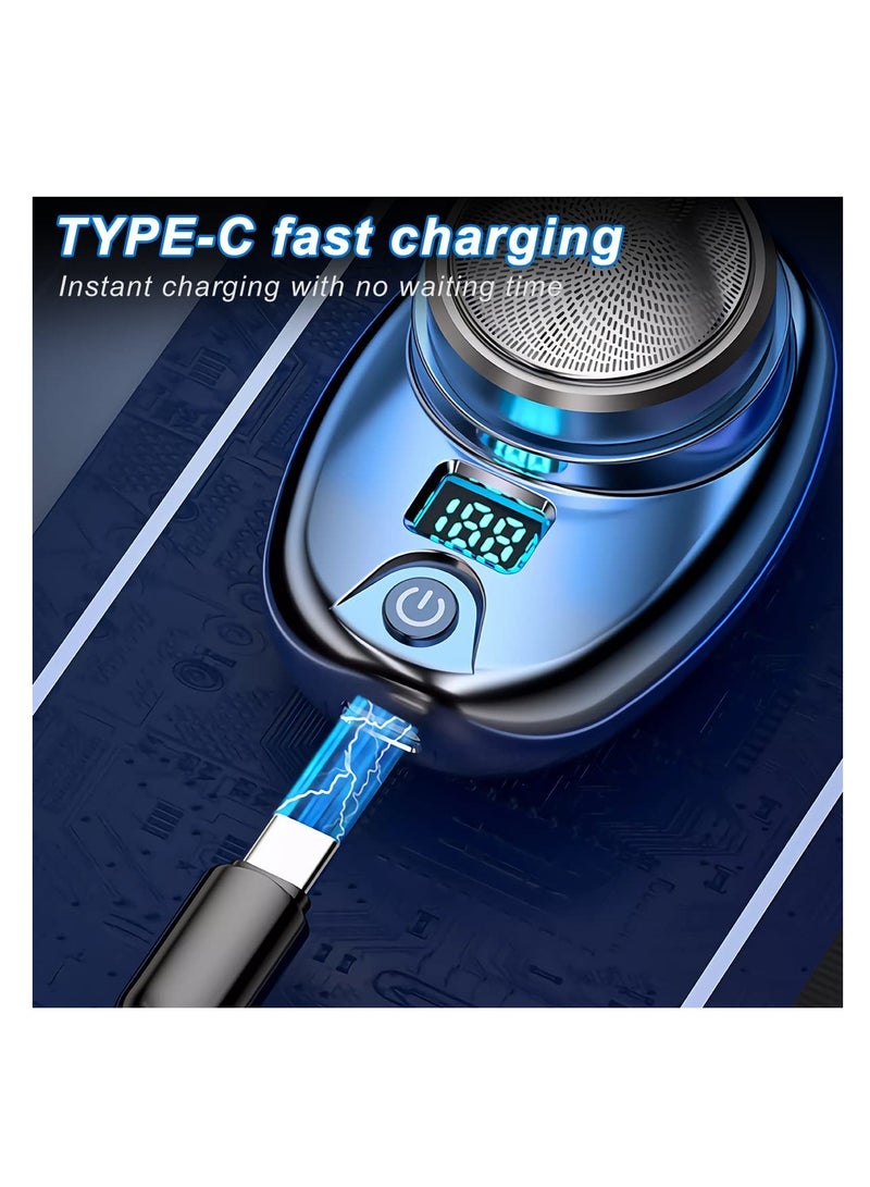 إيفرين ماكينة حلاقة كهربائية صغيرة للرجال ، ماكينة حلاقة كهربائية مطورة جديدة ، ماكينة حلاقة مضادة للماء قابلة لإعادة الشحن USB بحجم الجيب - Image 2