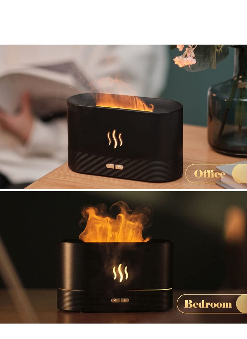 XiuWoo - Simulation Flame Air Humidifier with Essential Oil Diffuser - Image 1