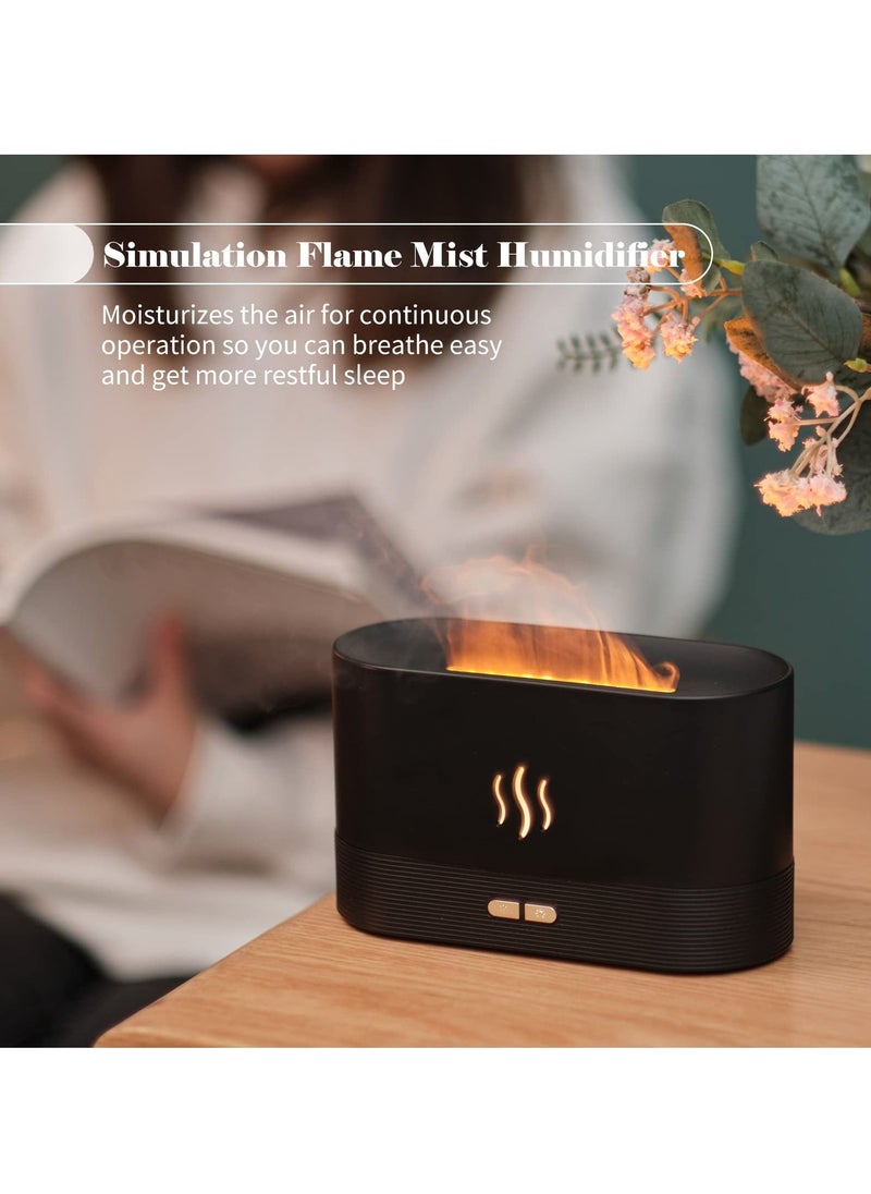 XiuWoo - Simulation Flame Air Humidifier with Essential Oil Diffuser - Image 1